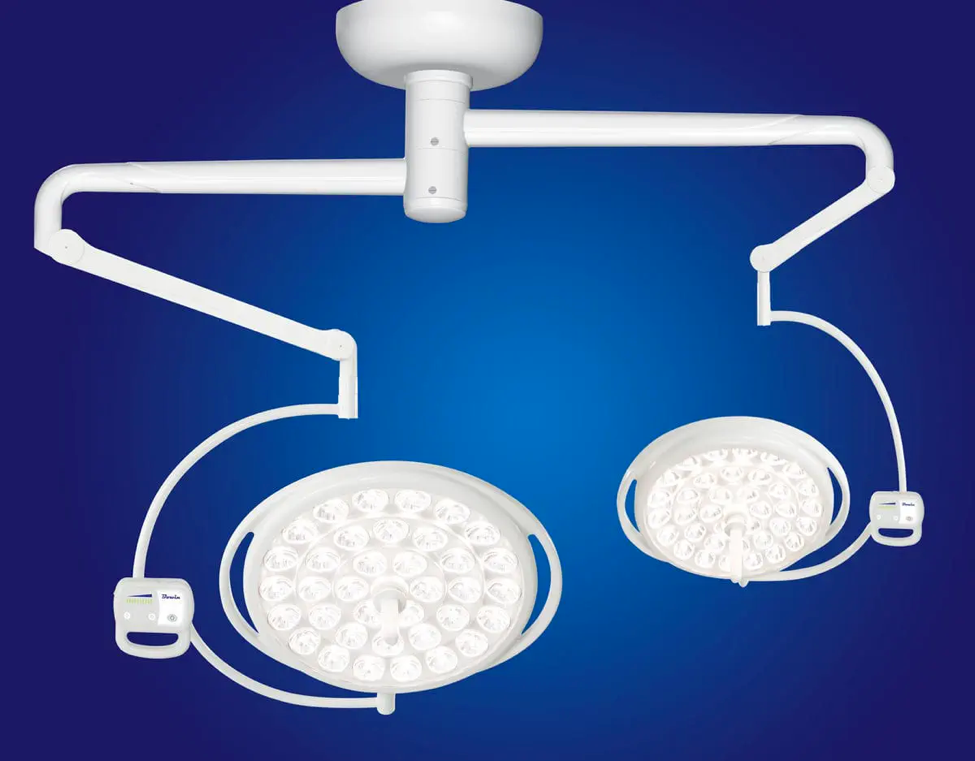 Ceiling-mounted surgical light - PG EYES